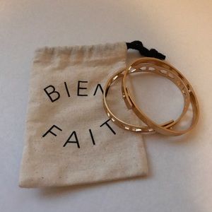 Madewell gold bangles